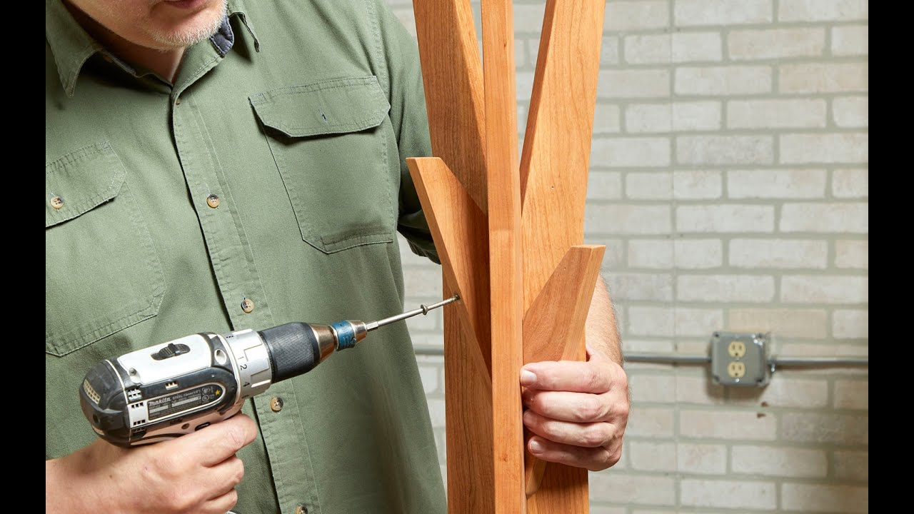 How to Build a Mid-Century Modern Coat Rack