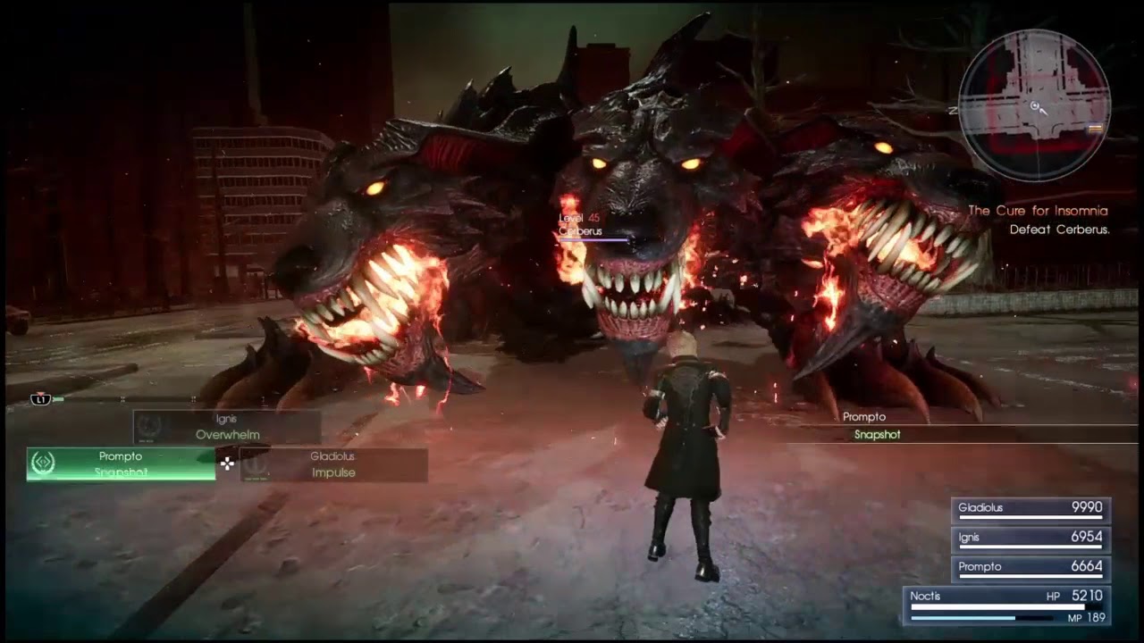 FF15 Cerberus Fight