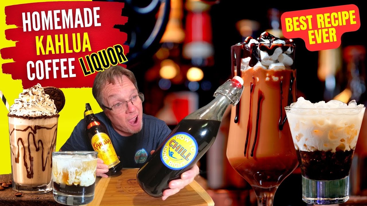 Homemade Kahlua - The only Kahlua Recipe You will Ever Need - Simple and Easy