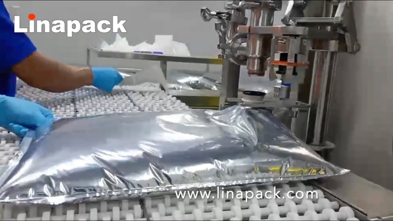 Linapack Bag in Box (BIB) filling and capping machine