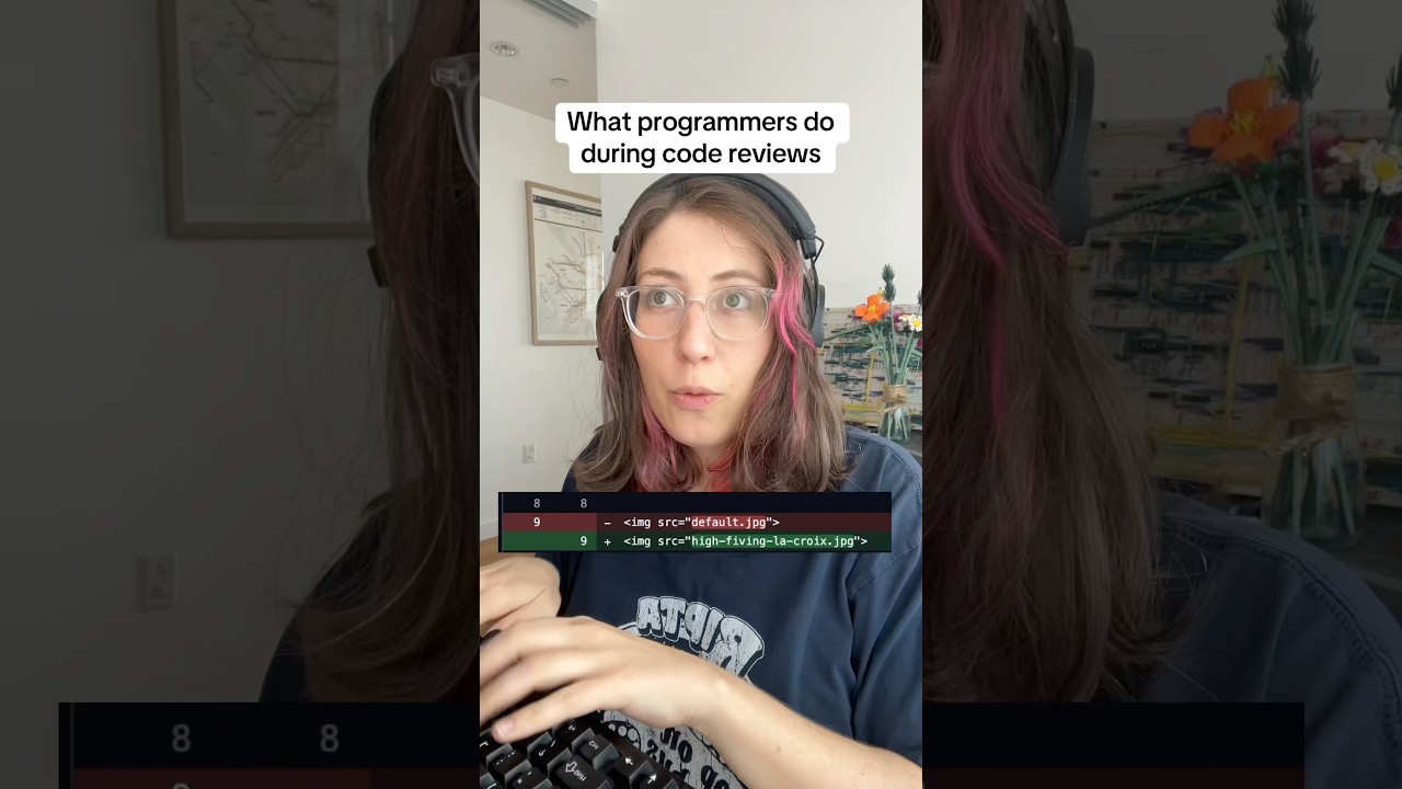 how programmers *actually* review code #programming