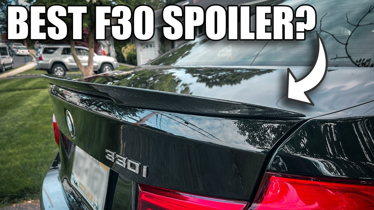 INSTALLING THE BEST CARBON FIBER SPOILER FOR MY BMW F30!