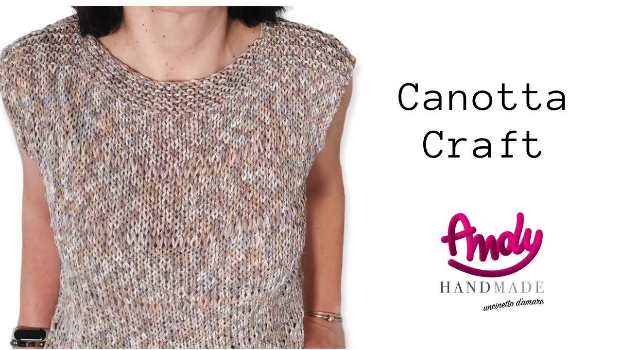 Canotta Craft  lavorata ai ferri