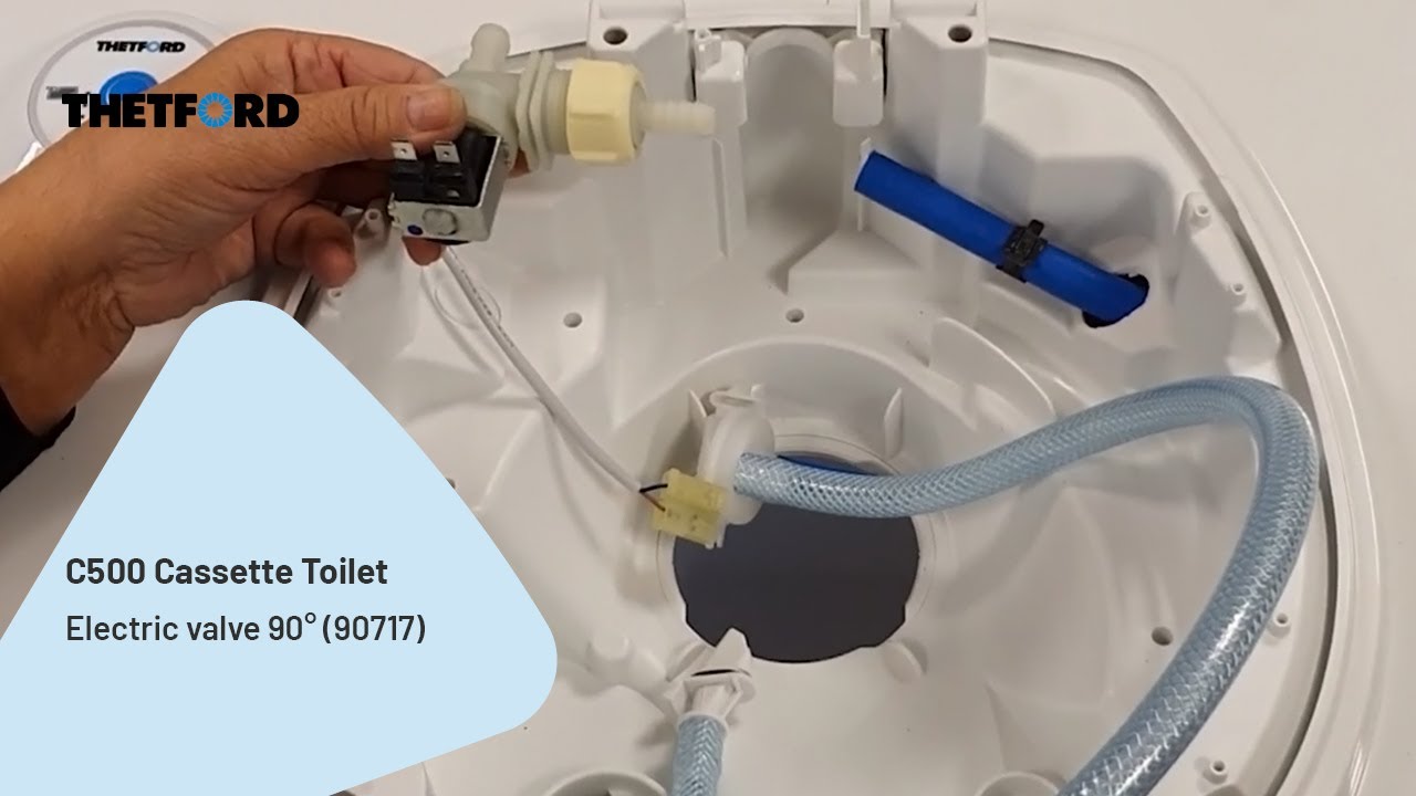 C500 | Electric valve 90° (90717) | Cassette toilet | THETFORD repair instructions