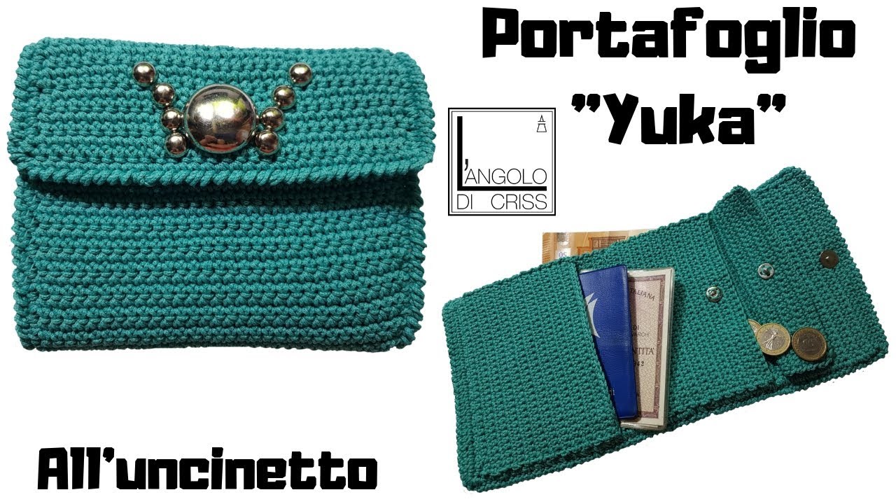 TUTORIAL portafoglio all'uncinetto 