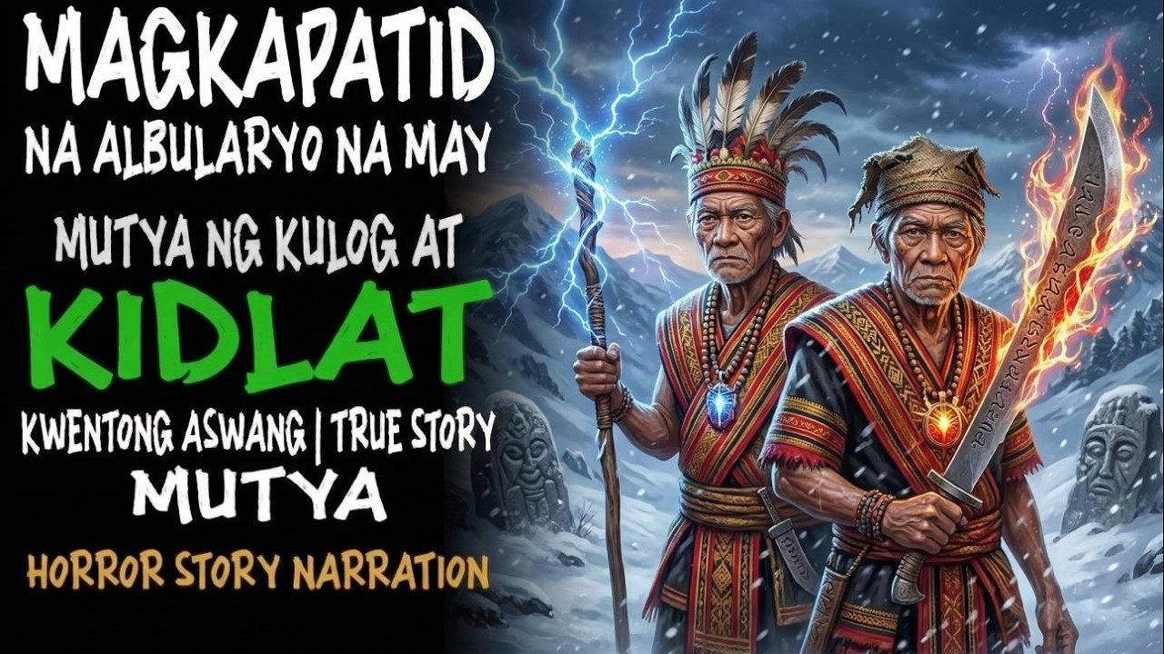 MAGKAPATID NA ALBULARYO NA MAY MUTYA NG KULOG AT KIDLAT | Kwentong Aswang | True Story