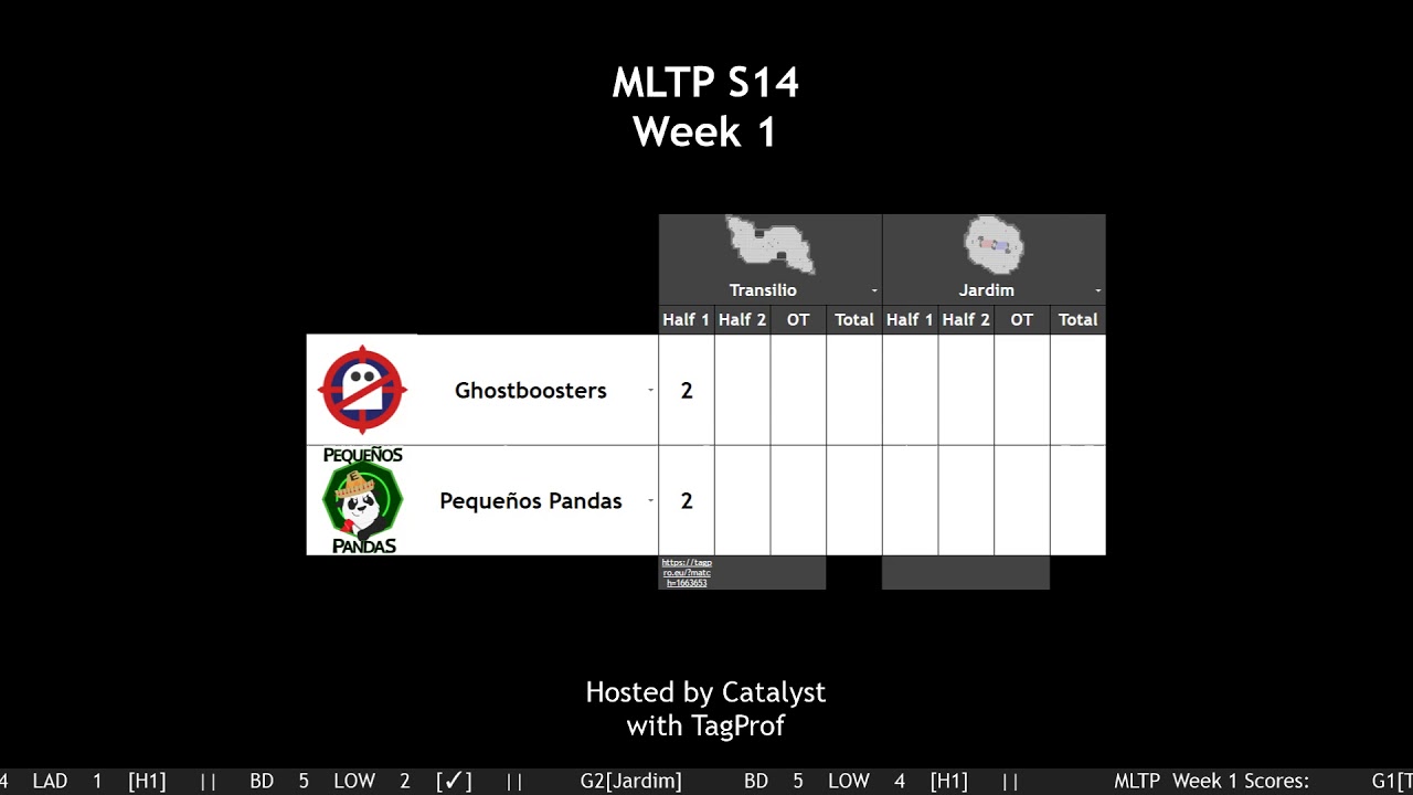 Ghostboosters vs Peque&ntilde;os Pandas - MLTP S14 - Week 1