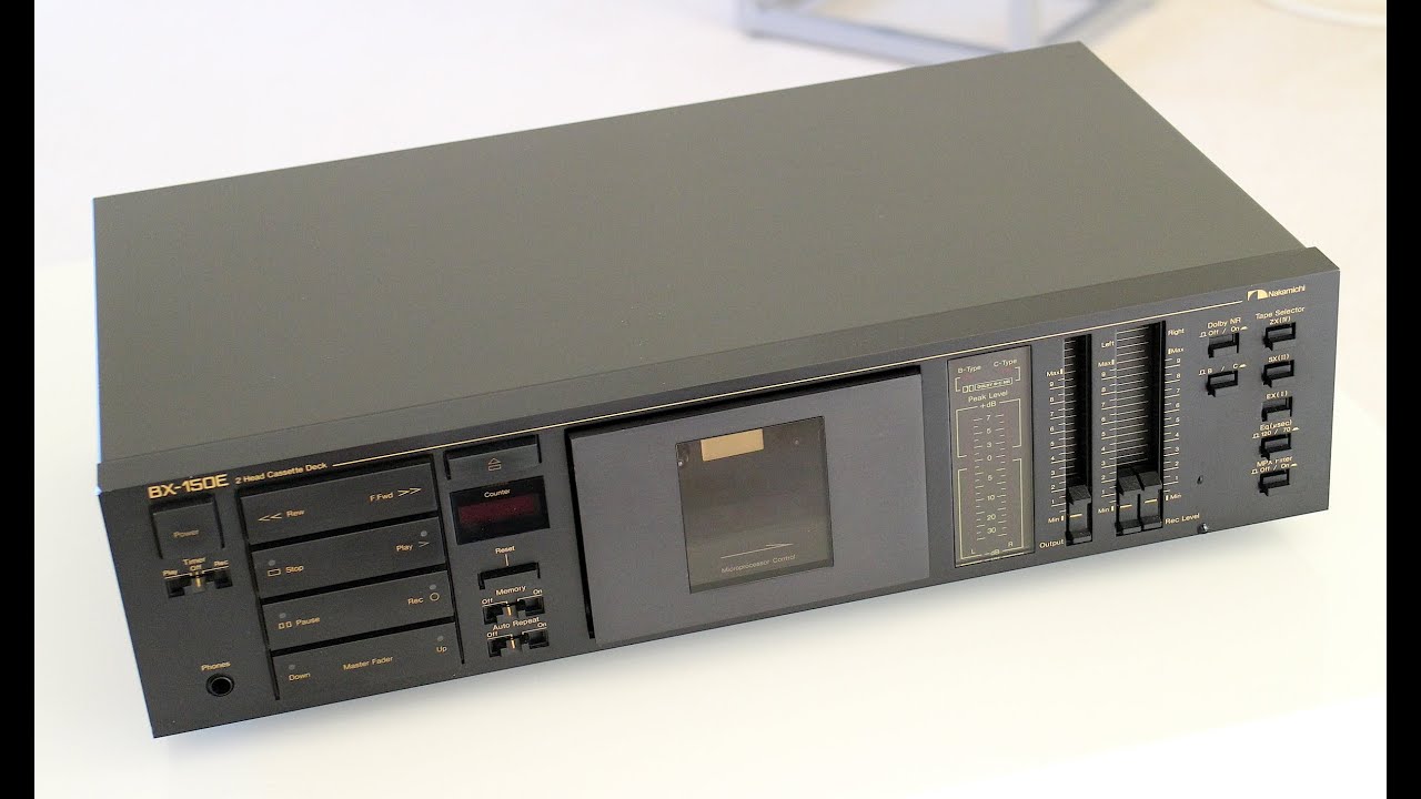 Nakamichi's 1980s BX 150 Cassette Deck Gave Ferrari Performance for Ford Capri Money