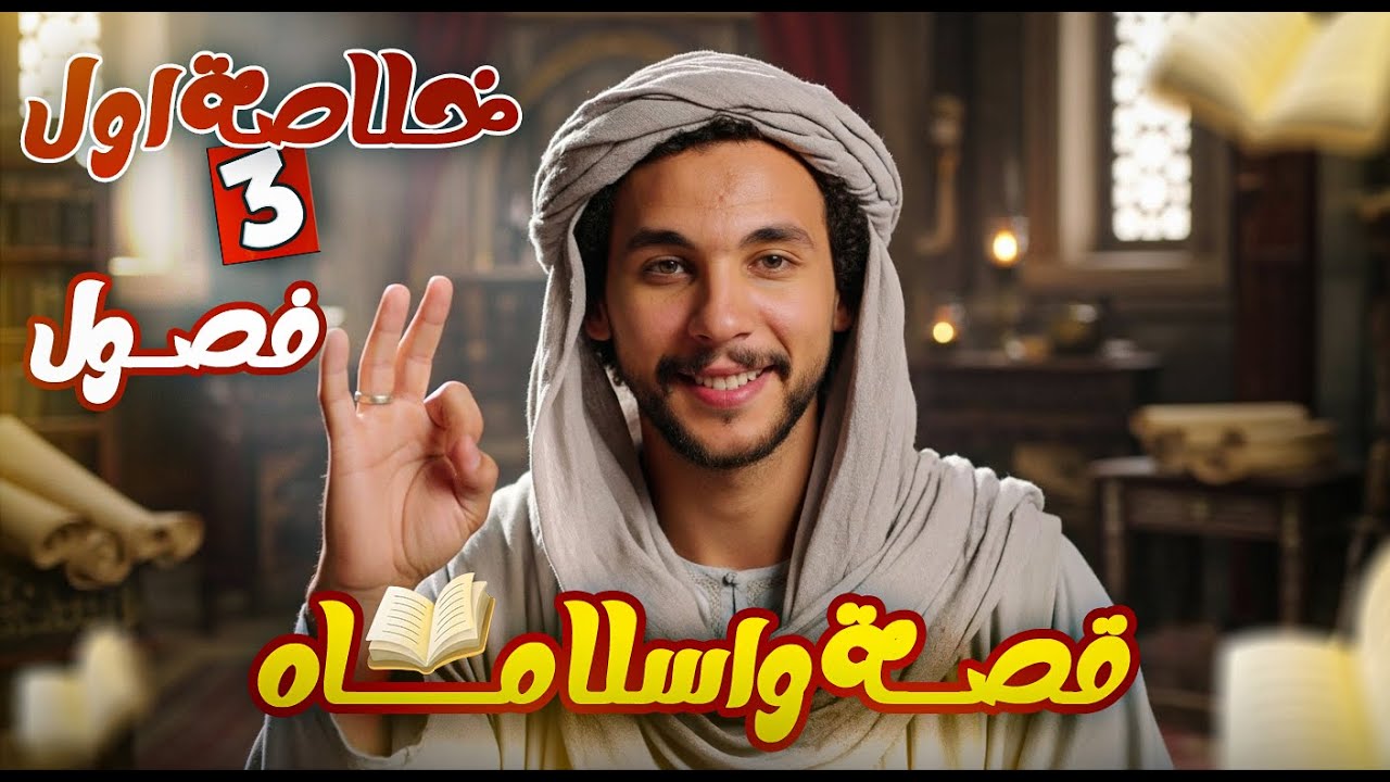 ملخص أول | ثلاثة فصول قصة | ـ | واسلاماه| ـ (للصف الثاني الثانوي)