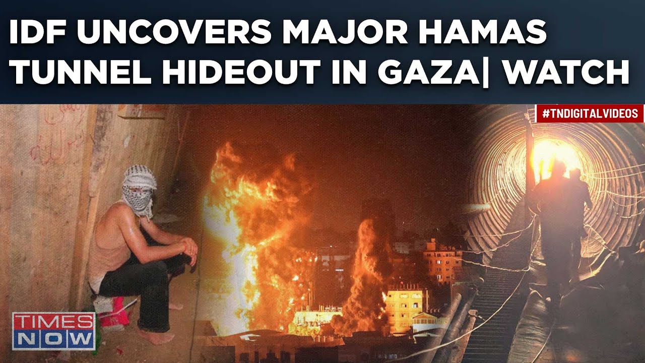 IDF Uncovers Major Hamas Tunnel Hideout In Gaza Warzone| Israel Unleashes Fury, Destroys Weapons