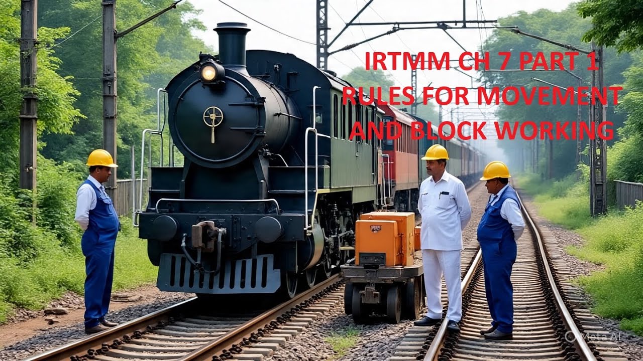 IRTMM CH 7 PART 1 |RULES FOR MOVEMENT AND BLOCK WORKING