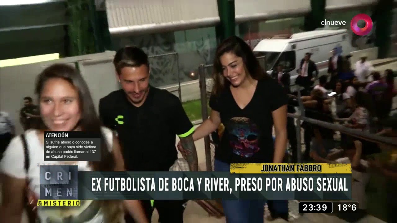 Las contradicciones de Jonathan Fabbro, preso por abuso sexual