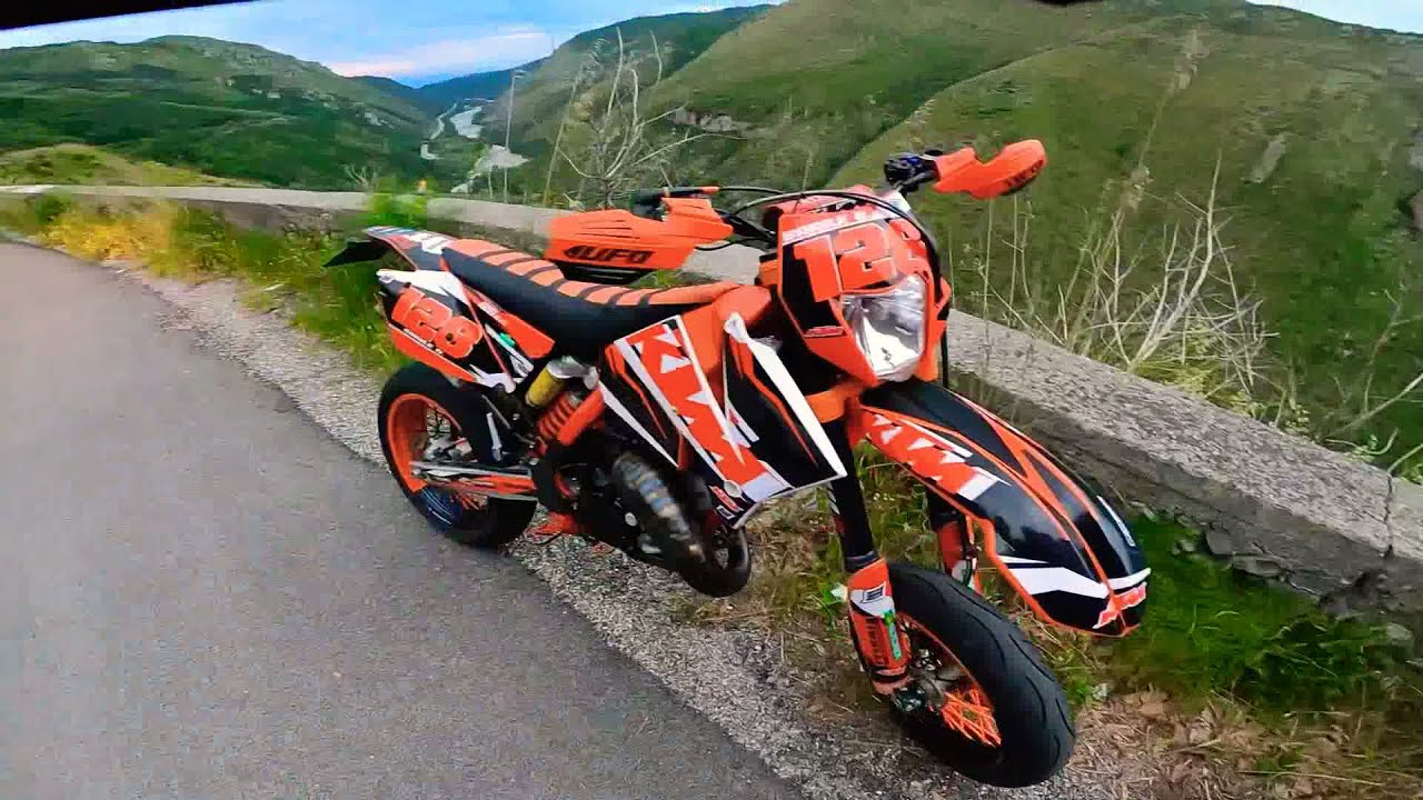 Test ktm exc 125 motard (pure sound)