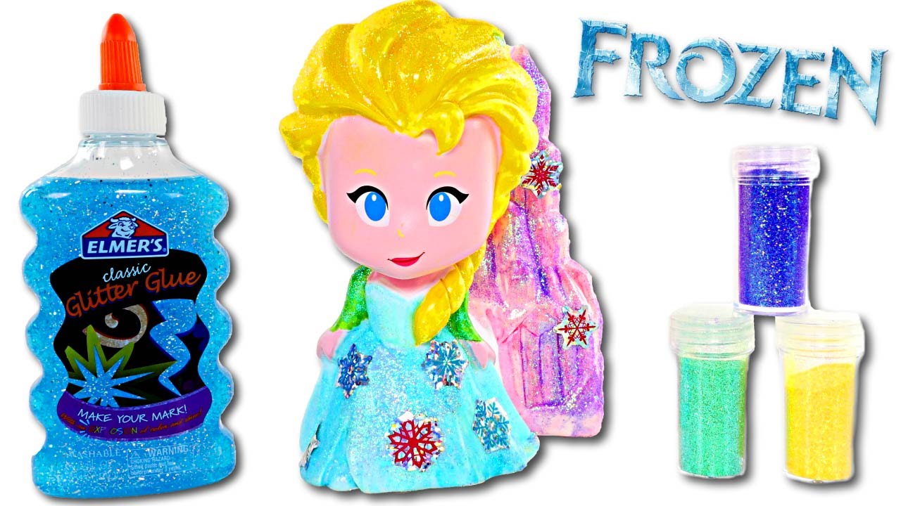 Disney Frozen Diseña a Tu Propia Vinyl Elsa Manualidades DIY Divertidas Para Niños con Amy Jo