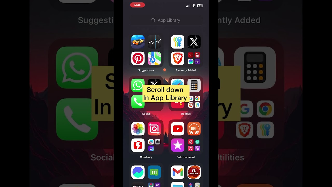 How to see hidden apps in iPhone | iOS 18.0 latest update