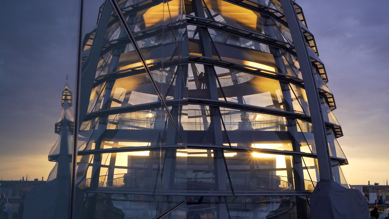 Bundestag in Berlin, Germany | (4K)