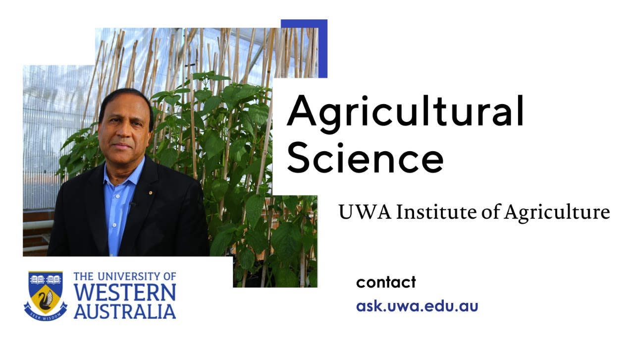 Why agriculture is the "mother of all sciences" according to UWA IOA Director Kadambot Siddique