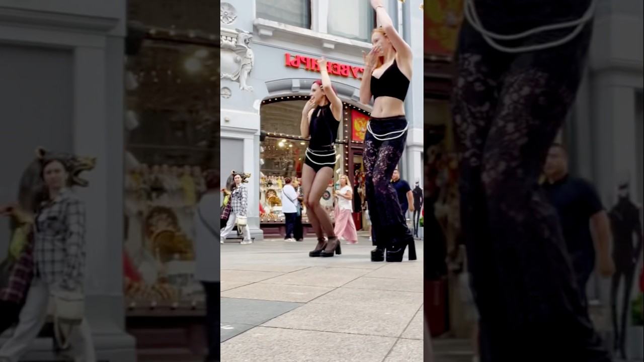 Exotic Russian Girls🔥 Dancing Freely on Moscow Streets! 🇷🇺💃&rdquo;
