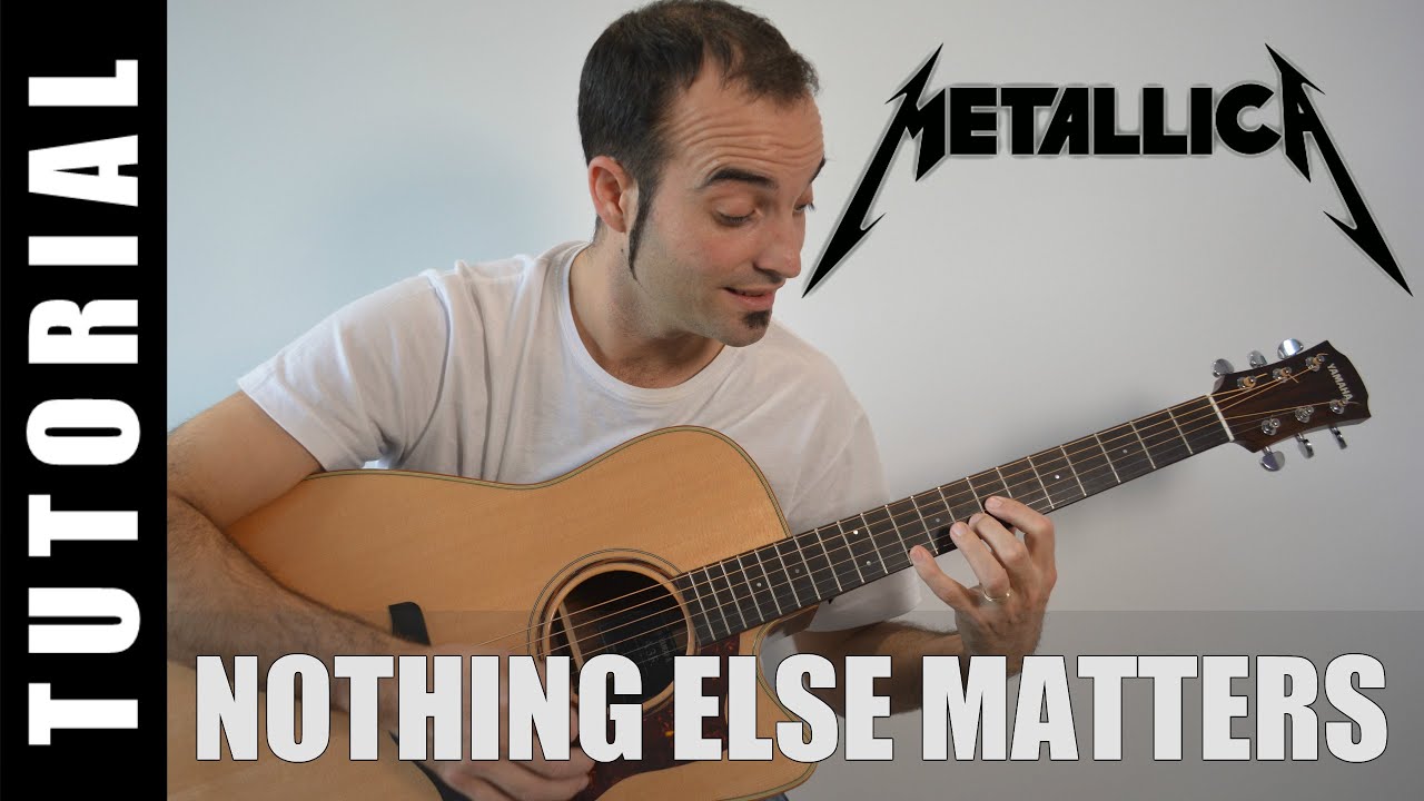 Como tocar Nothing else matters - Metallica  (Guitarra FACIL Tutorial Acordes)