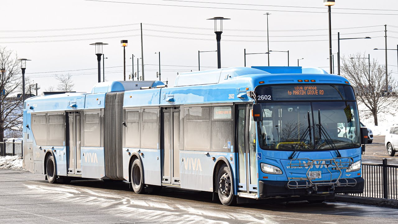 York Region Transit VIVA 2026 New Flyer XD60 2602 | Ride on Route VIVA Orange (WB)