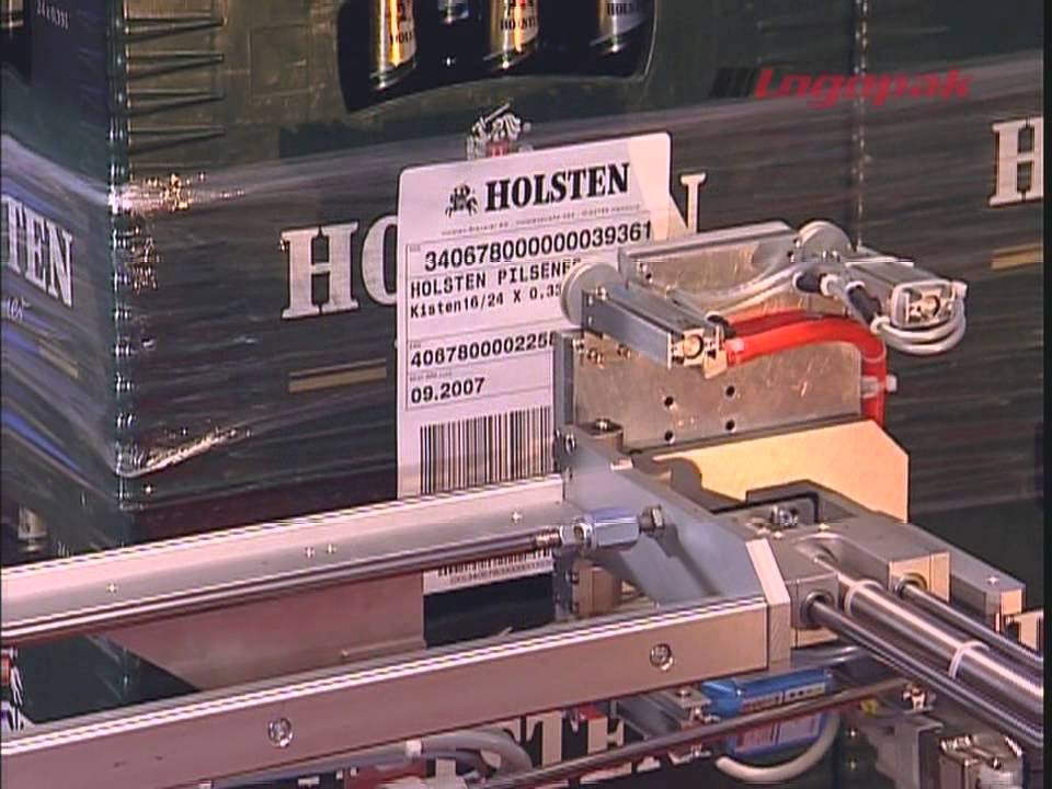 Logopak High Speed Pallet Labeling with Dual Applicators