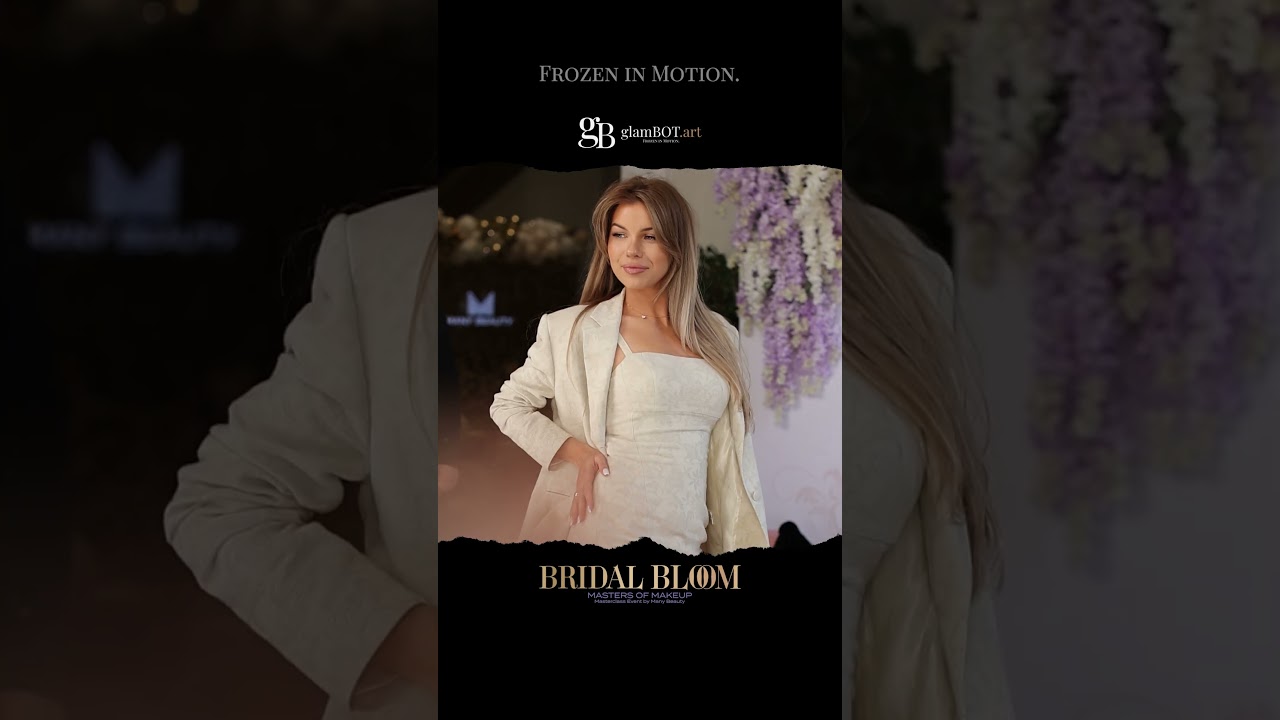 🌟✨ GlamBOT.art w akcji, podczas &bdquo;Many Beauty Masters of Make-Up: Bridal Bloom&rdquo;! 💖🌸