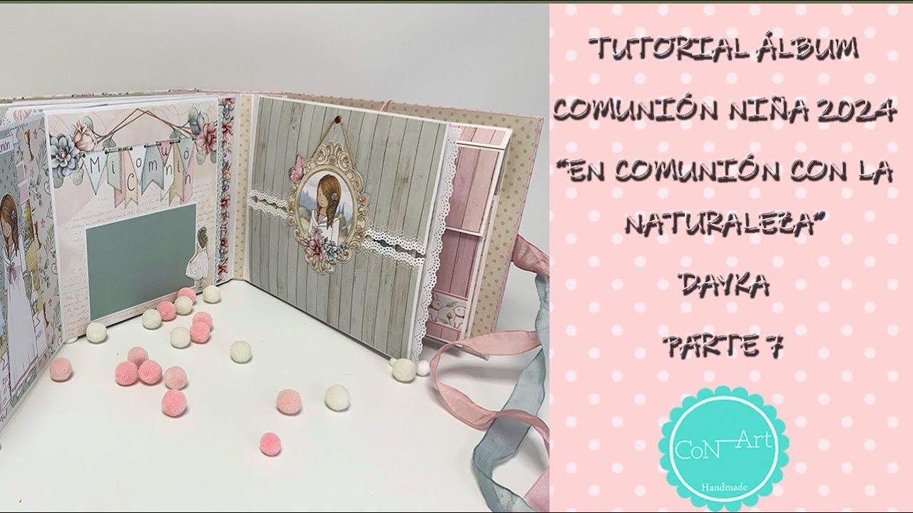 Tutorial álbum Comunión niña Dayka 2024. Parte 7