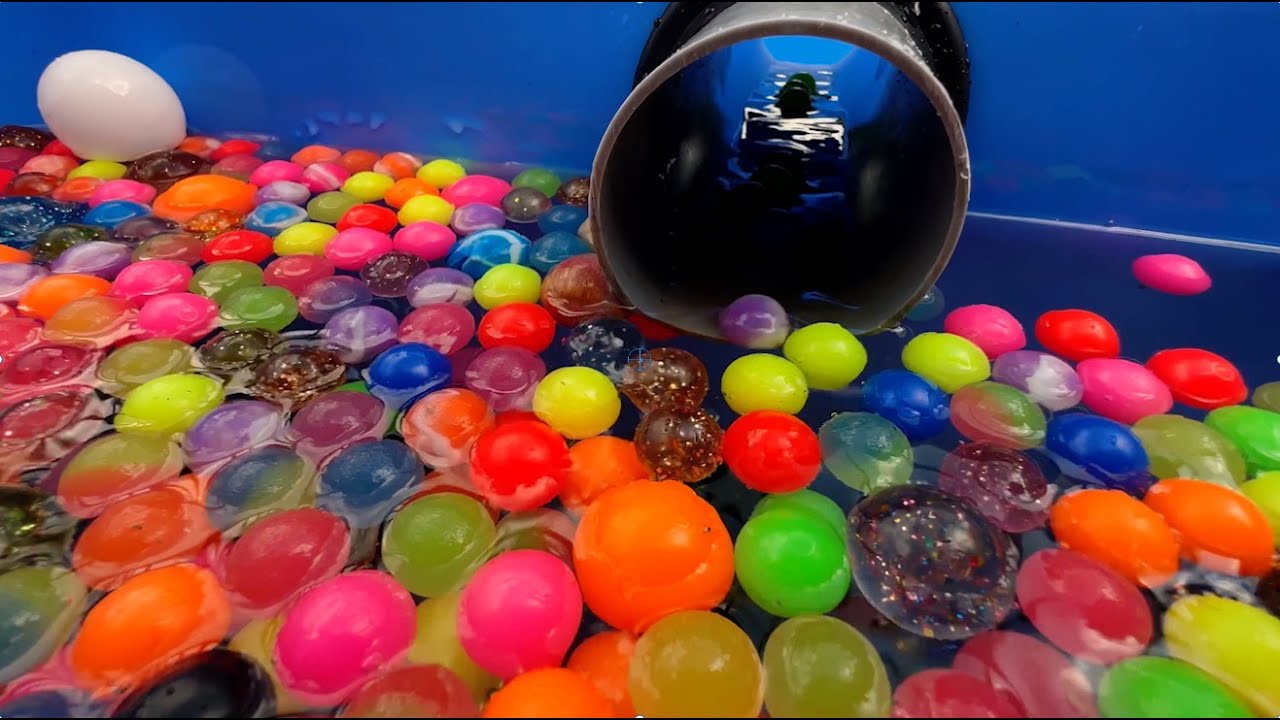 Somen Kunekune ☆ 10 types of water slides! The sound of water and ASMR