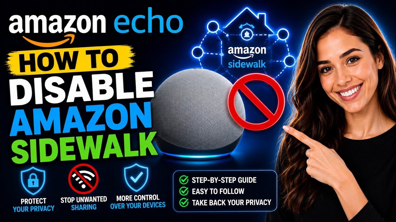 Amazon Echo - How to Disable Amazon Sidewalk