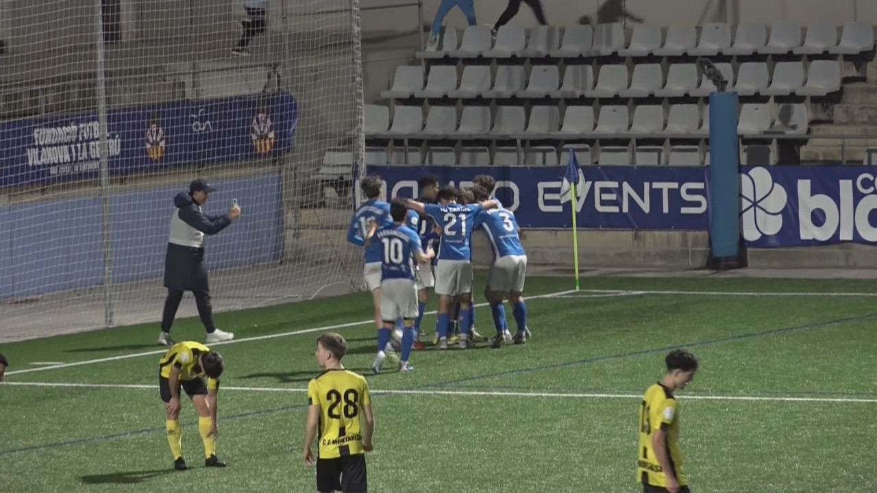 La 'Monta' perdona i el CF Vilanova guanya amb gols de Guillem i Aaron