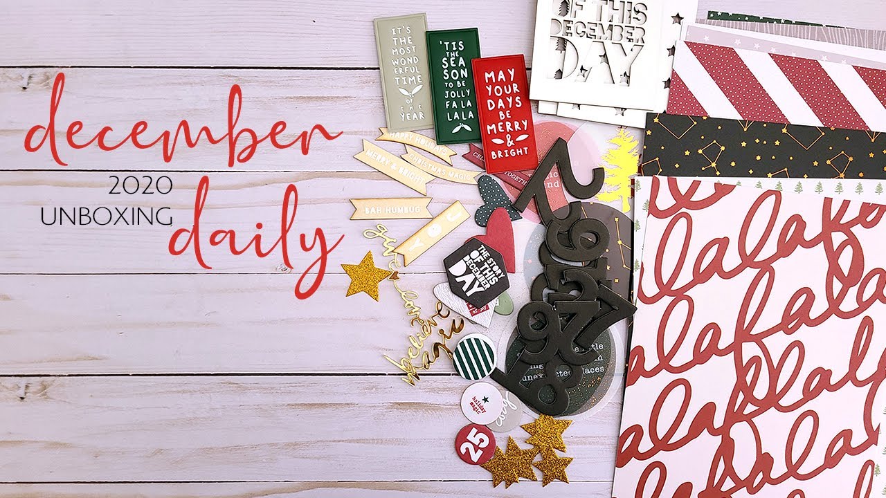 December Daily Unboxing 2020