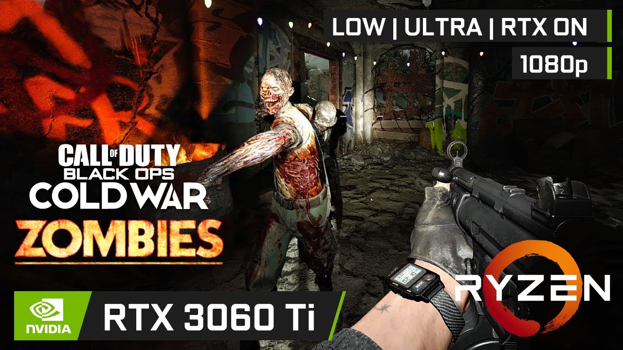RTX 3060 Ti Call of Duty Black Ops Cold War Zombies | Low, Ultra, RTX ON Settings 1080p