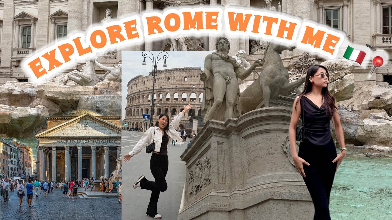 Explore rome with me || Walking through history in Rome 🇮🇹 #rome #italytravel #travelvlog 
