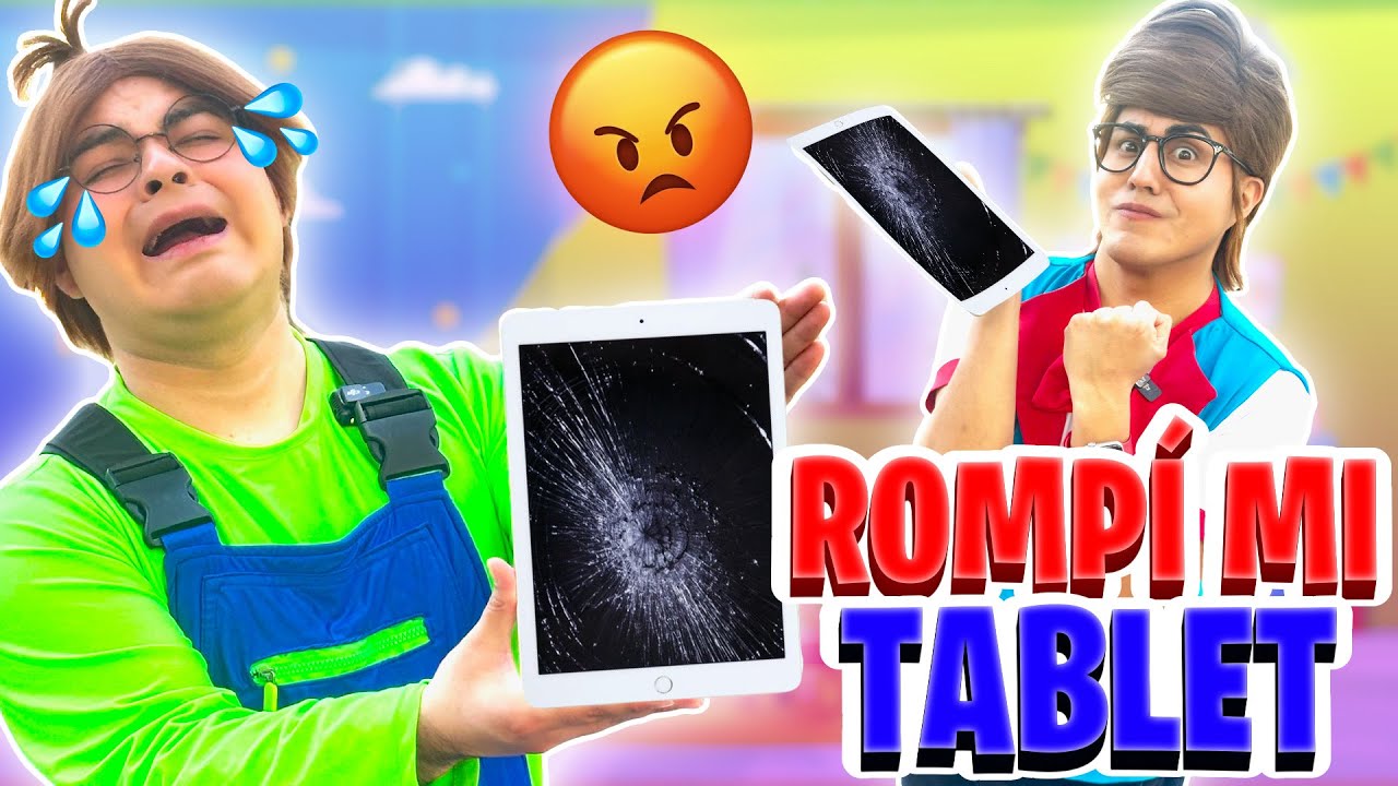 Meme quebró su tablet por accidente | Meme se queda sin tablet | Las Travesuras de Meme