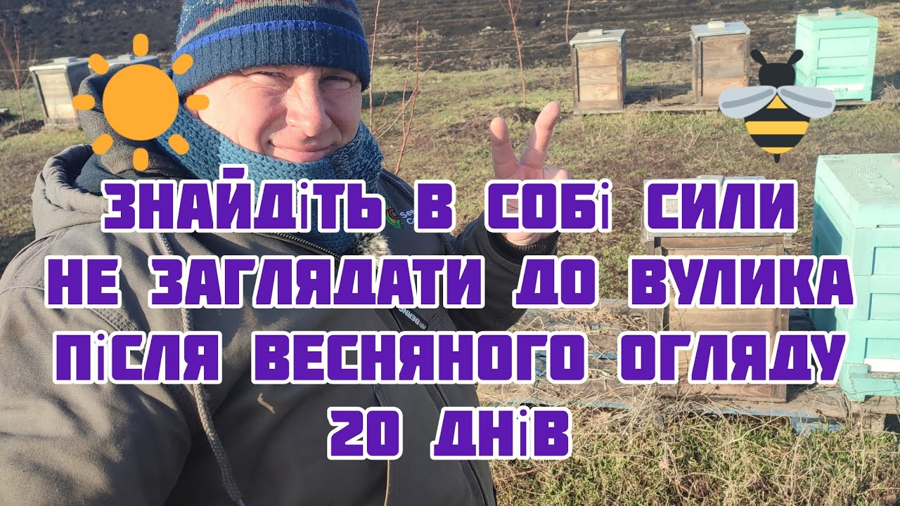 ✅Роботи на пасіці у березні місяці