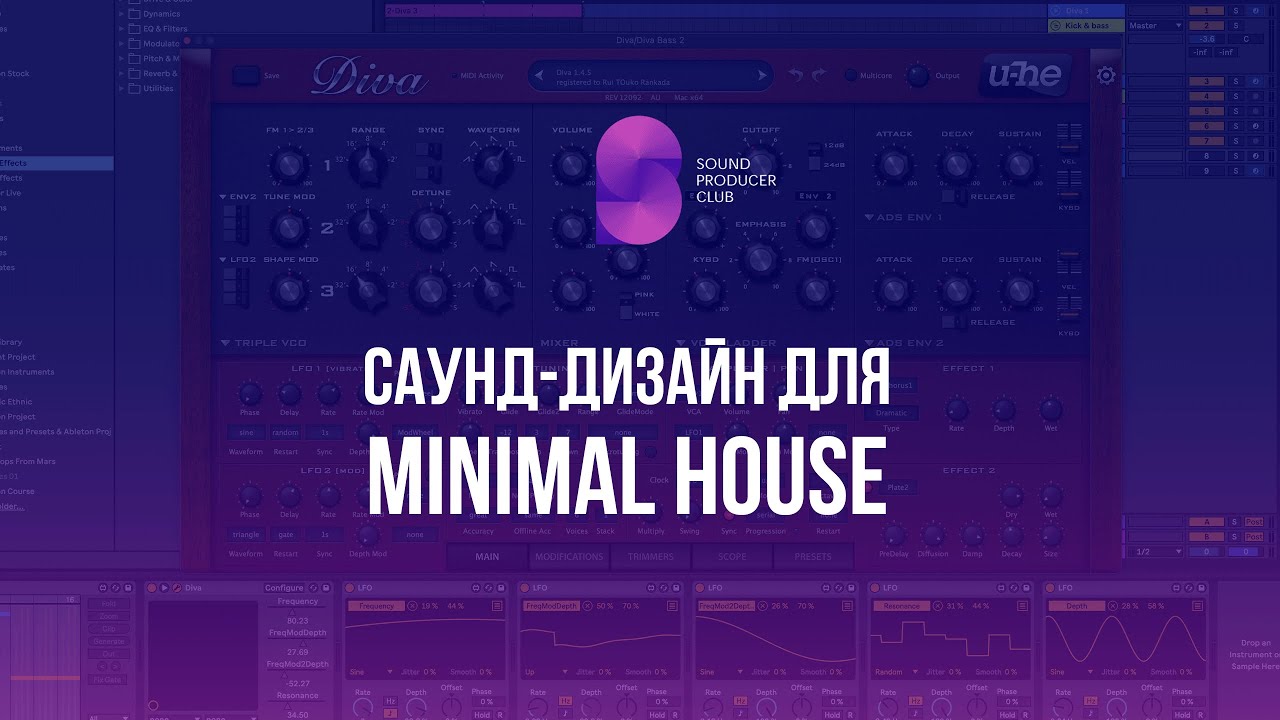 Саунд дизайн для Minimal House. Крутим самый жирный синтезатор