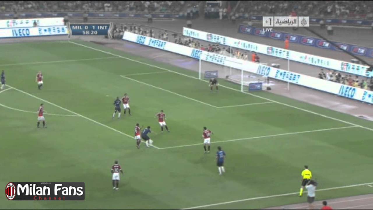 Highlights AC Milan VS Inter ( 2-1 ) Italian Super Cup Final 2011 HD