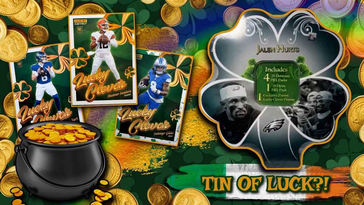 Panini 2026 Football Mystery Lucky Clover Tin!