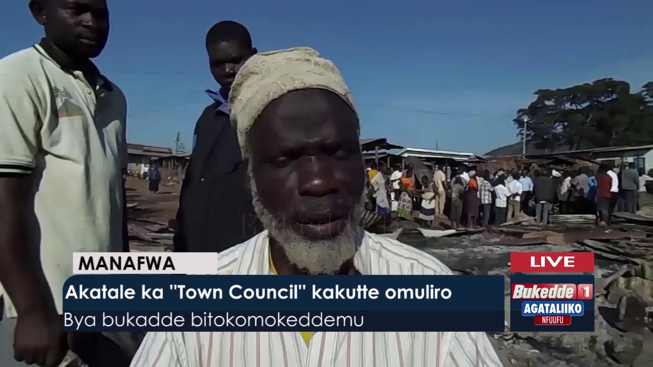 Akatale ka Town Council kakutte omuliro e Manafwa.