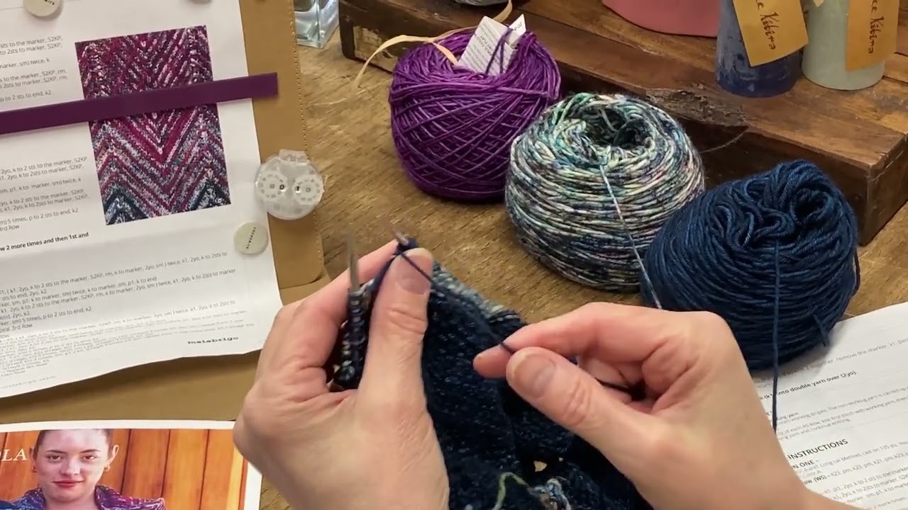 Knitting with Nancy - Malabrigo Knit Along Week 2