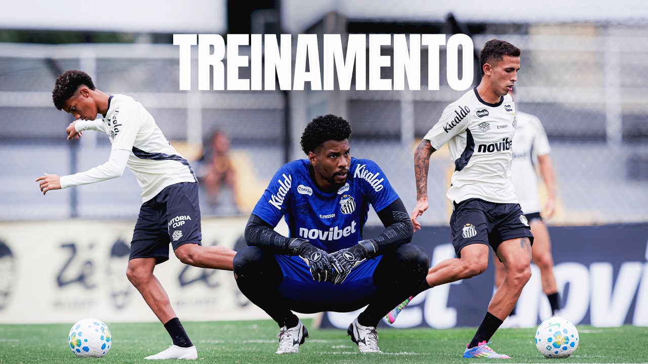 ELENCO SANTISTA RETORNA AOS TREINOS E SE PREPARA PARA O CLÁSSICO ALVINEGRO