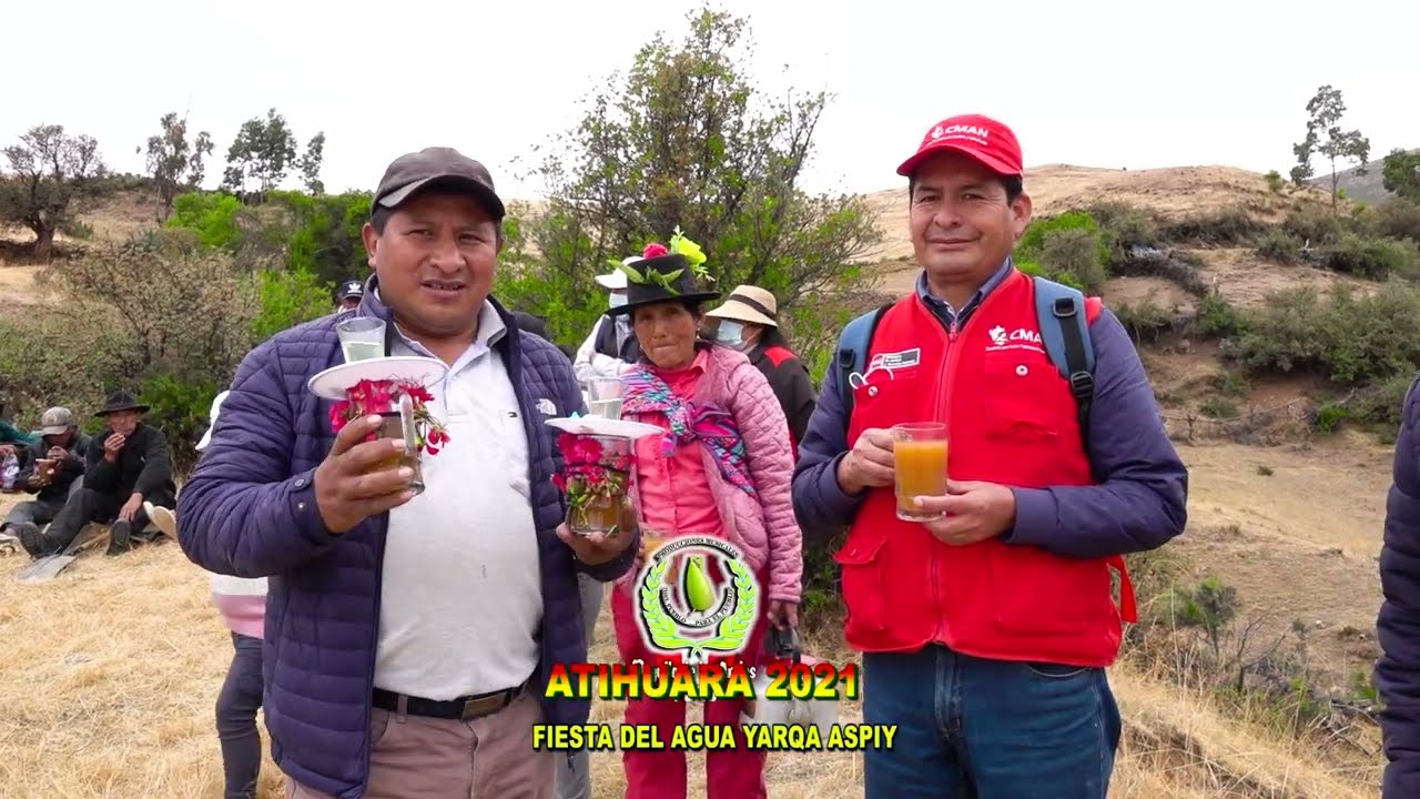 ATIHUARA 2021 YARQA ASPIY, INAUGURACION DE CANALISACIONES DE RIEGO -ATIHUARA - SUCRE -AYACUHO PERU