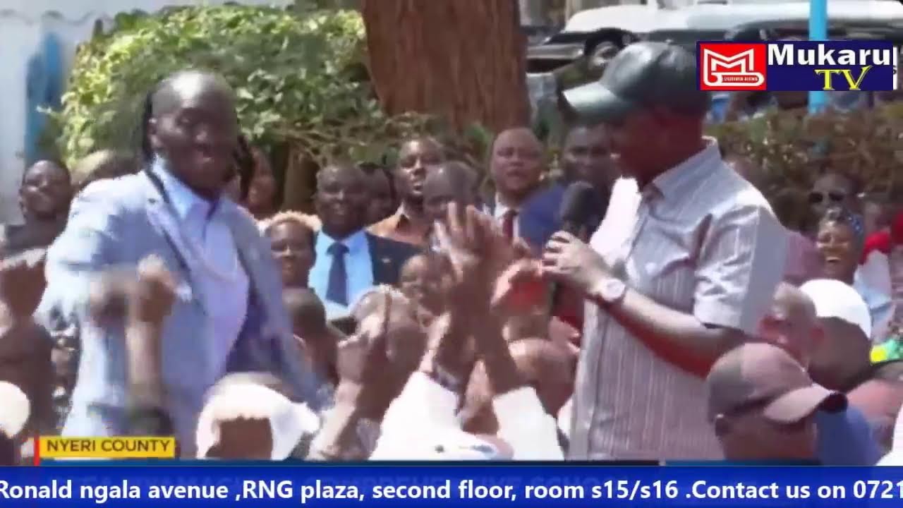 PRESIDENT RUTO LIVE AT NYAMACHAKI COMPREHENSIVE SCHOOL