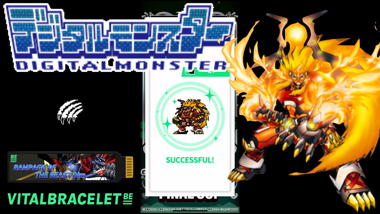 DIGIMON Vital Bracelet BE - APOLLOMON || BEMemory Rampage of the Beast DiM Log 11