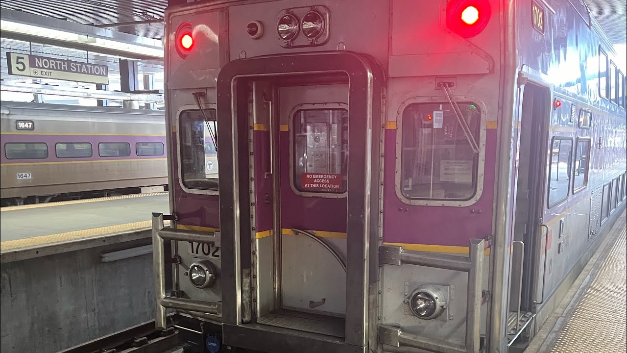 Riding MBTA commuter rail Haverhill line train #2204 from Haverhill to North station