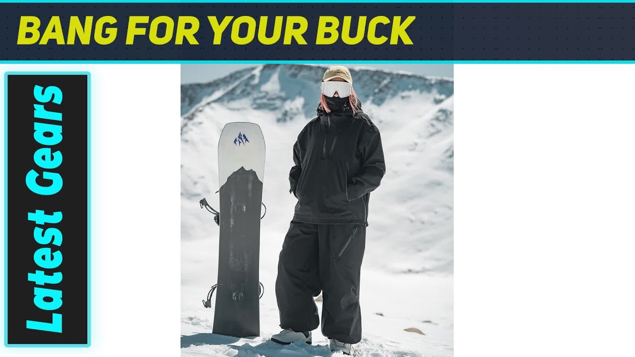 `GSOU SNOW Baggy Snow Pants: Ultimate Comfort & Dryness on the Slopes!