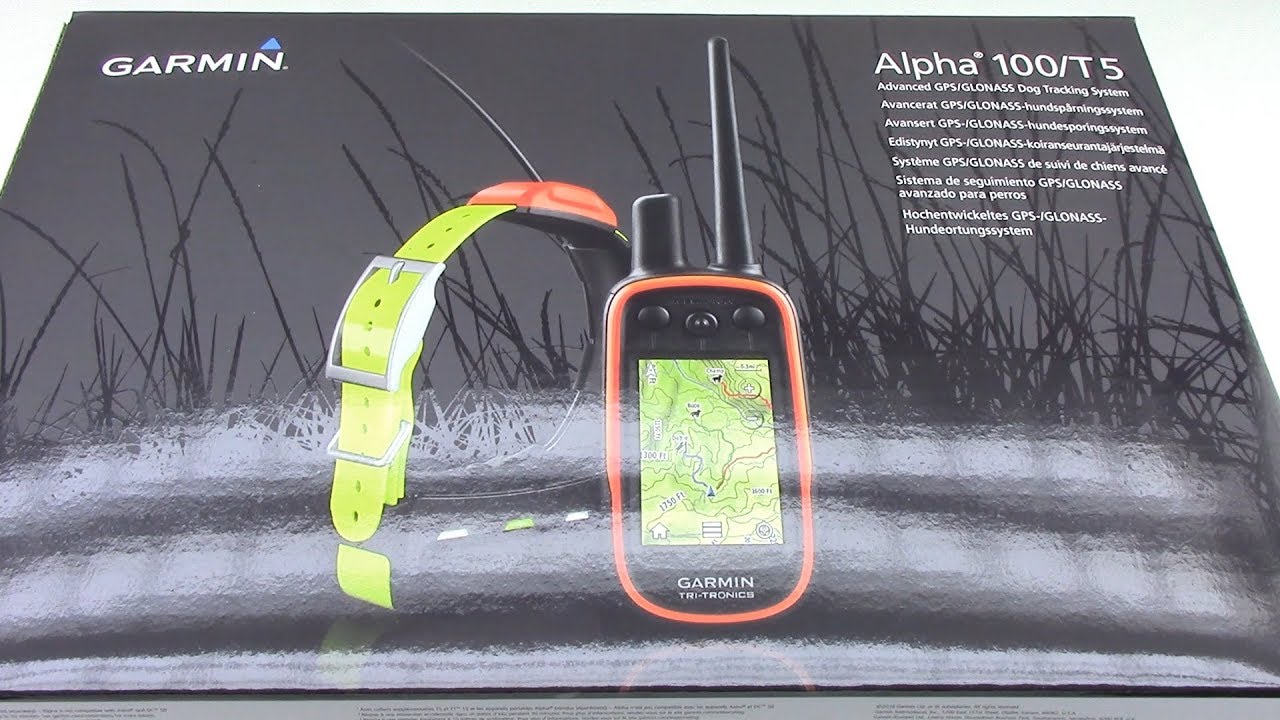 Garmin Alpha 100 with T5 Unboxing HD (010-01041-E3)