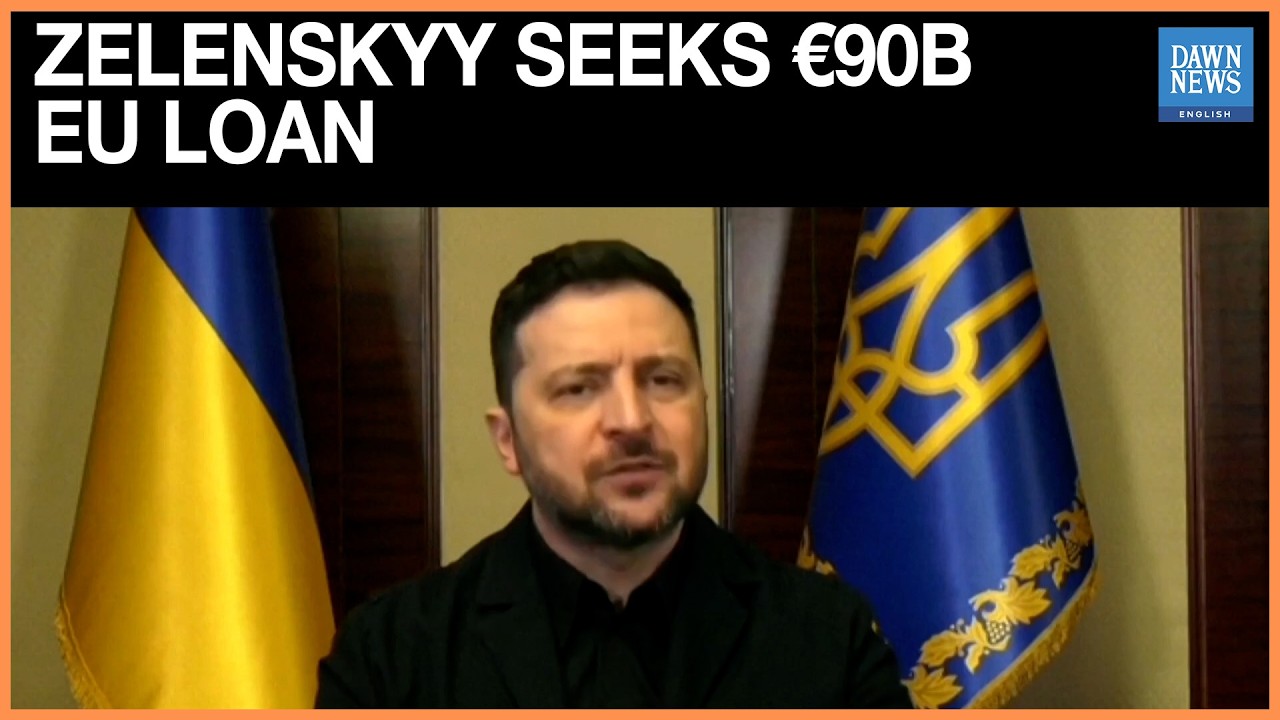 Volodymyr Zelenskyy urges European Parliament to back €90 billion loan | Dawn News English
