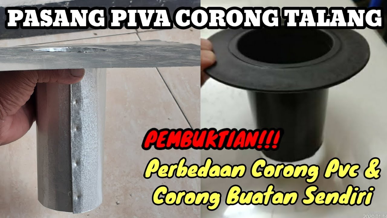 Perbedaan Piva Corong Talang Dari Seng & Corong Pvc