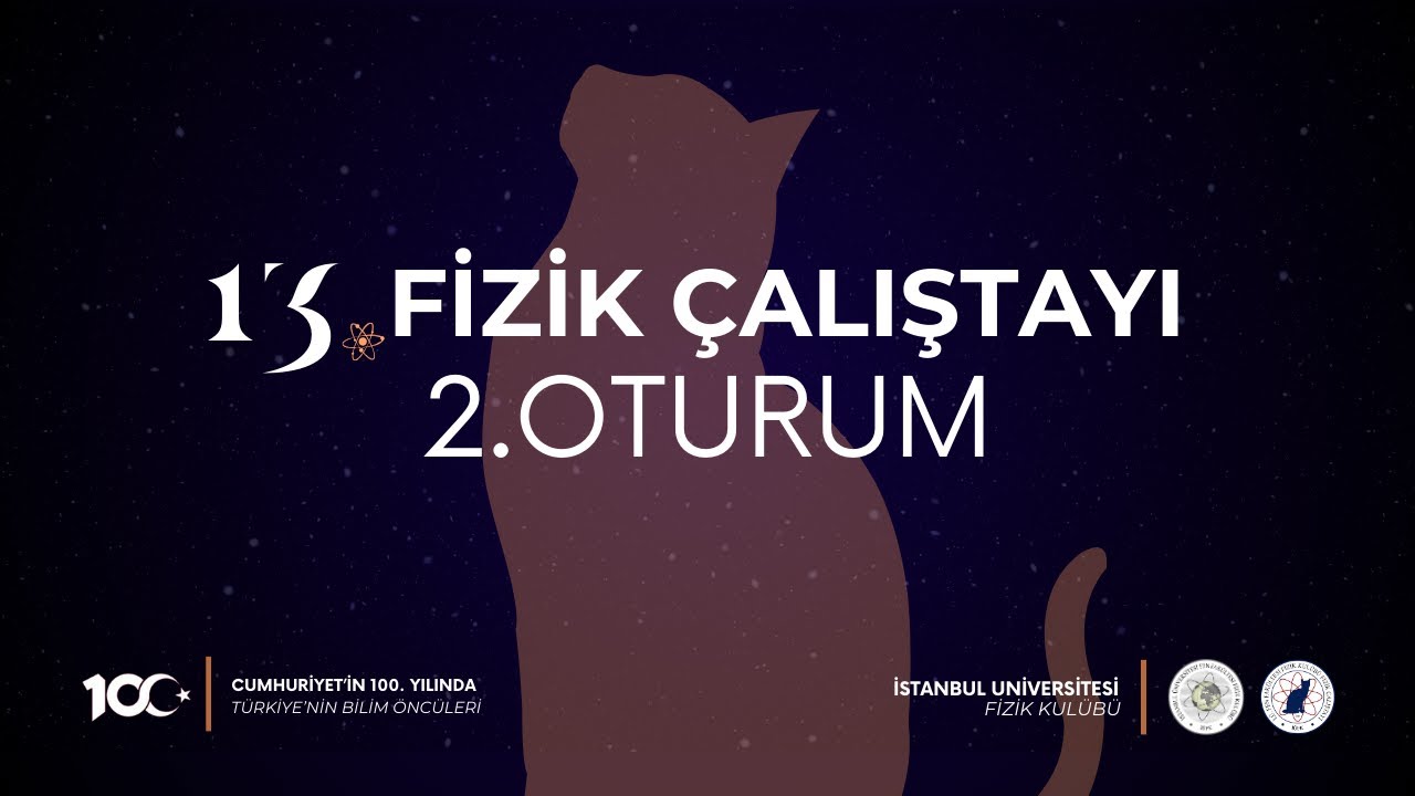 13. İstanbul Üniversitesi Fizik Çalıştayı | 2. Oturum | 16 Şubat 2024